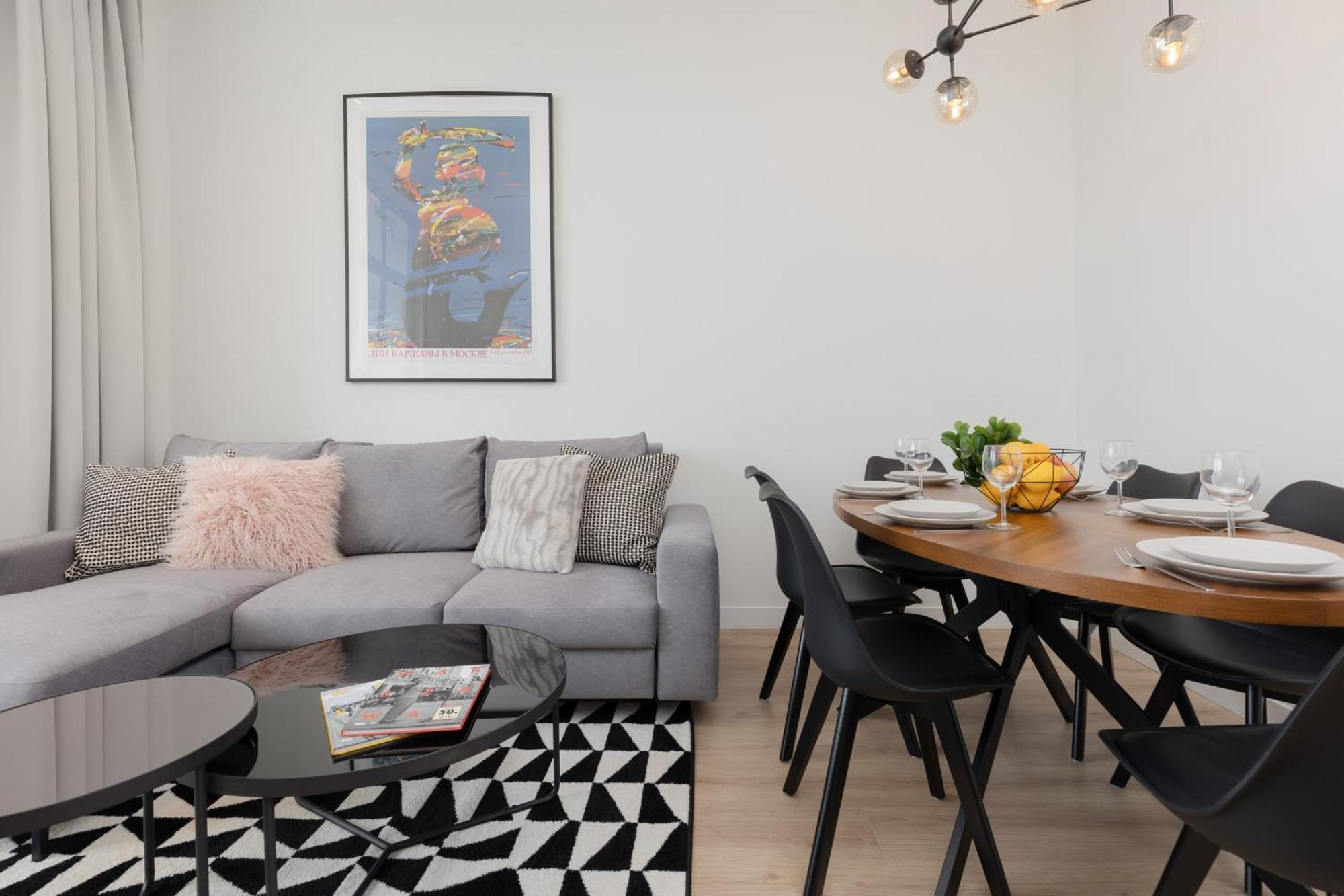 ורשה City Panorama Spacious Apartment By Renters Prestige מראה חיצוני תמונה