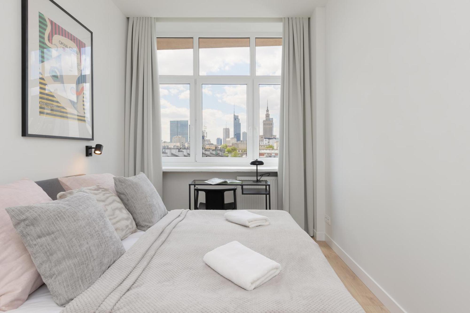 ורשה City Panorama Spacious Apartment By Renters Prestige מראה חיצוני תמונה